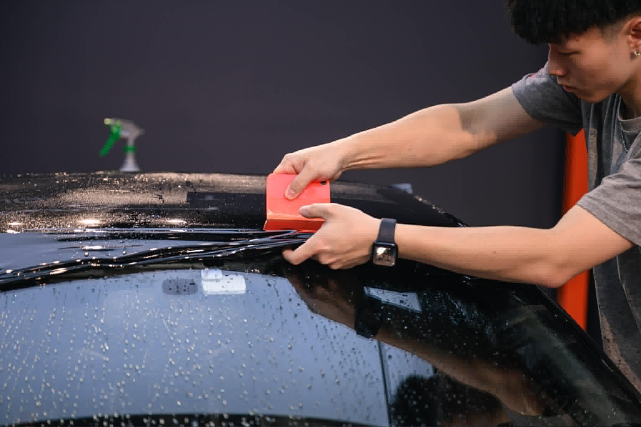 Vinyl wrap installation